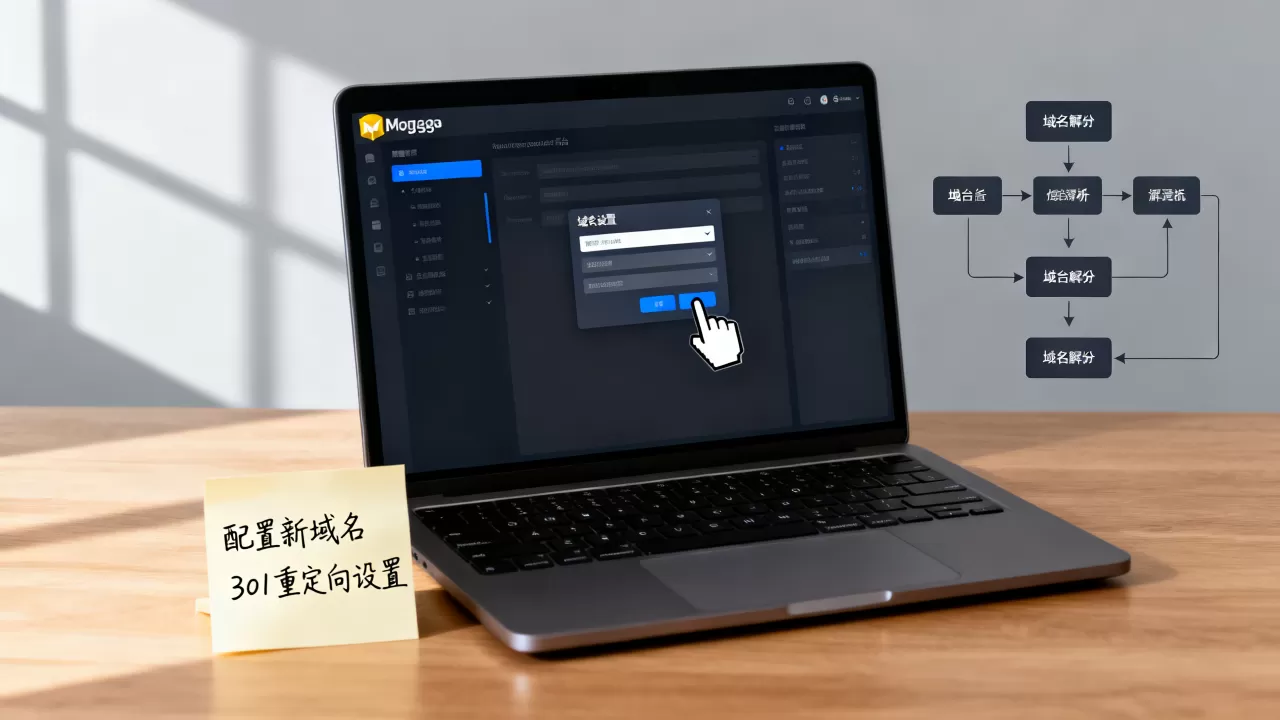Magento如何配置新域名?更换域名后如何设置301重定向 Magento如何配置新域名?更换域名后如何设置301重定向