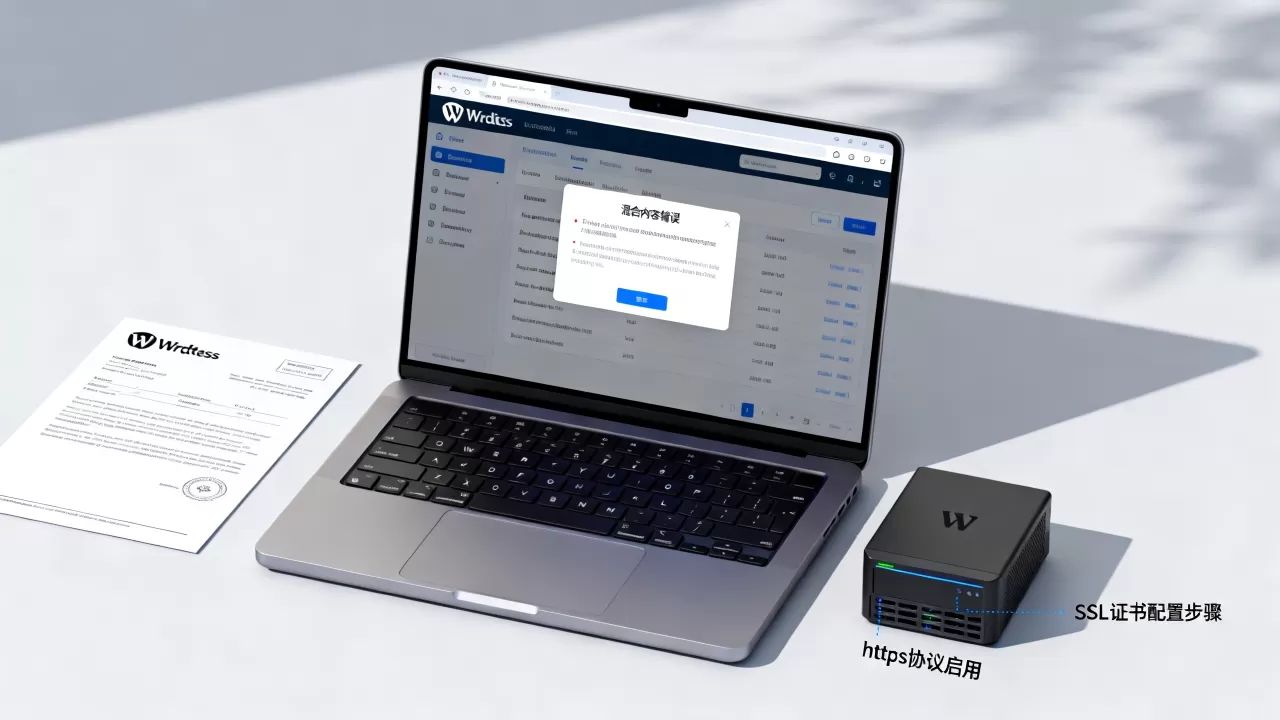 WordPress网站出现混合内容错误怎么修复？网站https证书配置方法