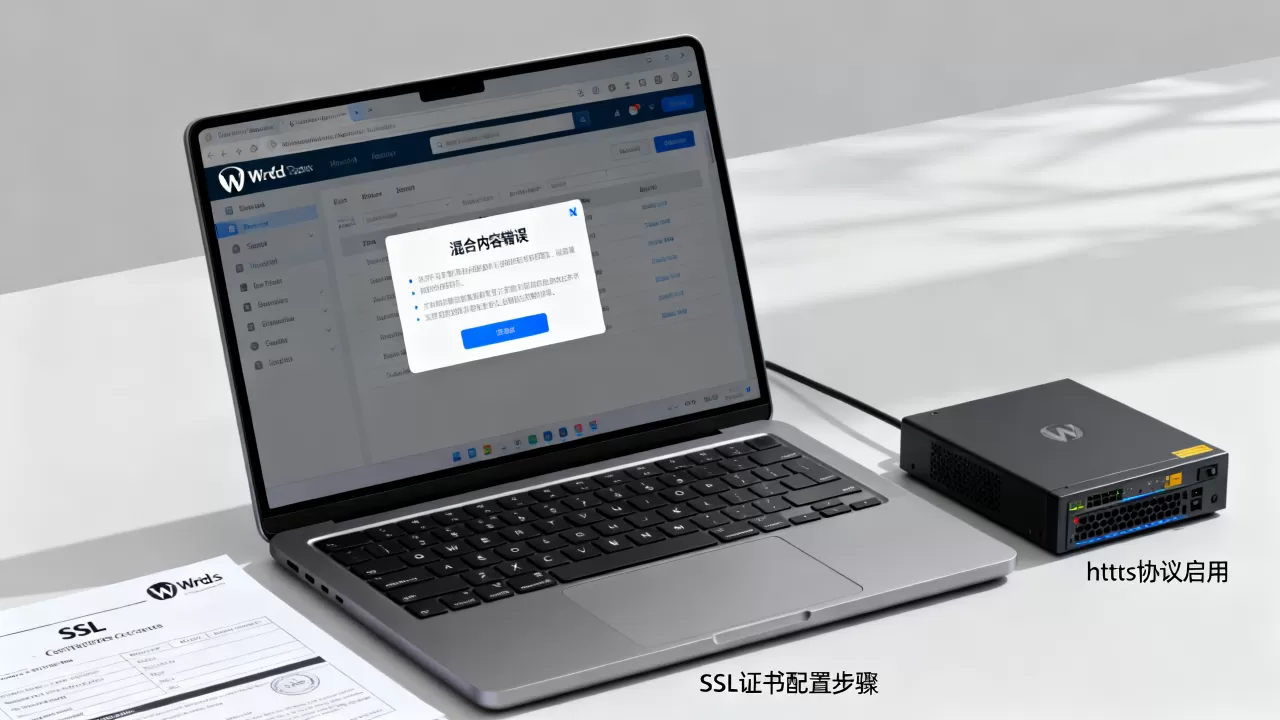 WordPress网站出现混合内容错误怎么修复？网站https证书配置方法