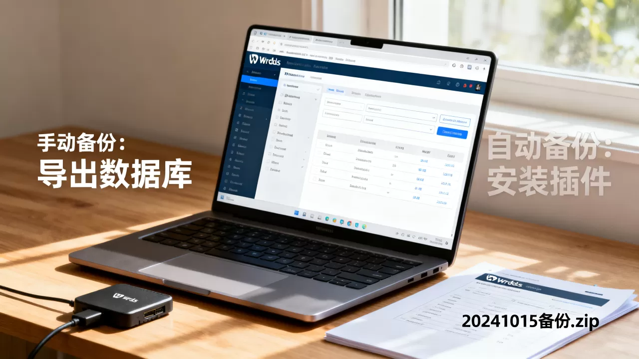 WordPress网站怎么备份？手动备份和自动备份方法