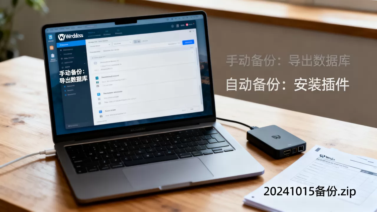 WordPress网站怎么备份？手动备份和自动备份方法