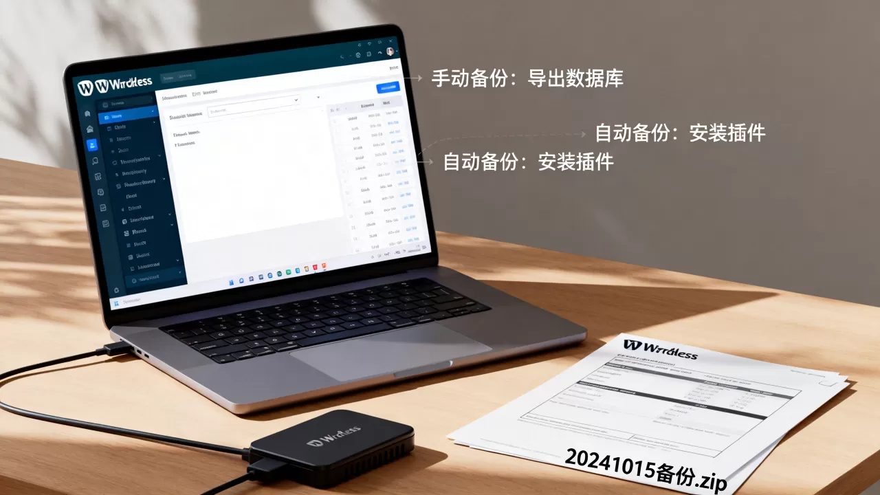 WordPress网站怎么备份？手动备份和自动备份方法