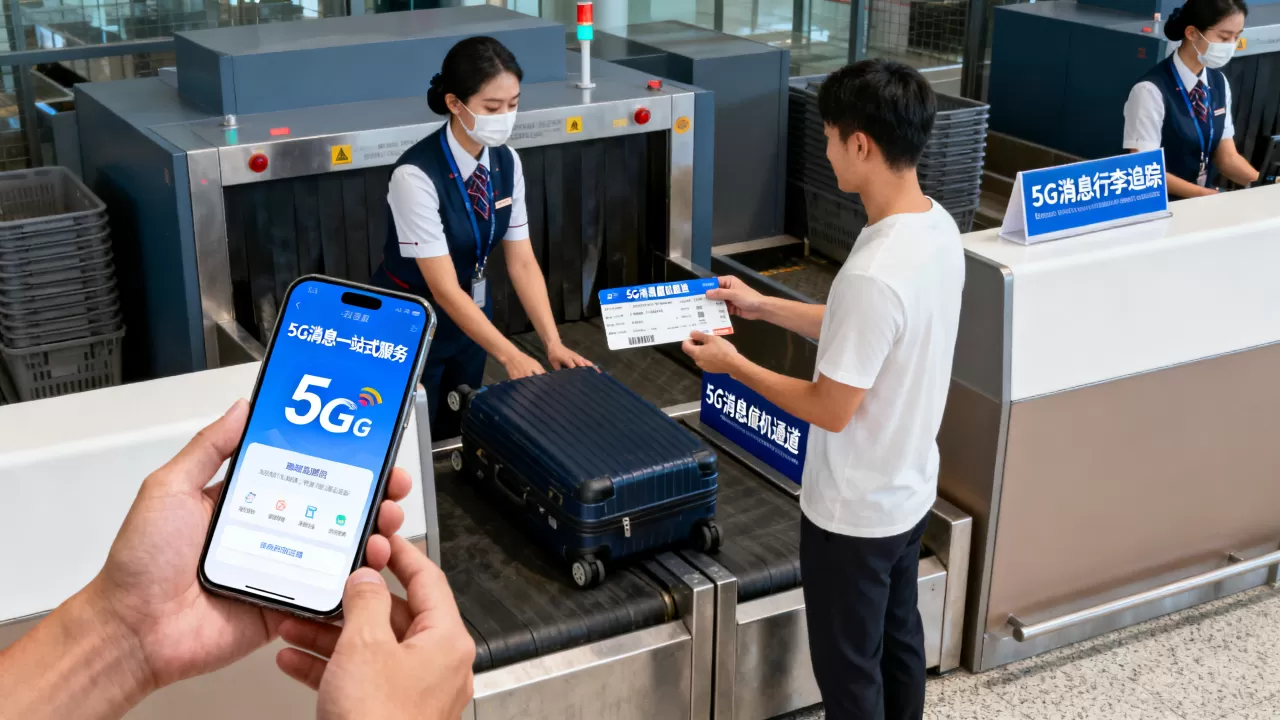 共推5G消息一站式航空出行服务如何实现?5G消息在航空领域的应用 共推5G消息一站式航空出行服务如何实现?5G消息在航空领域的应用