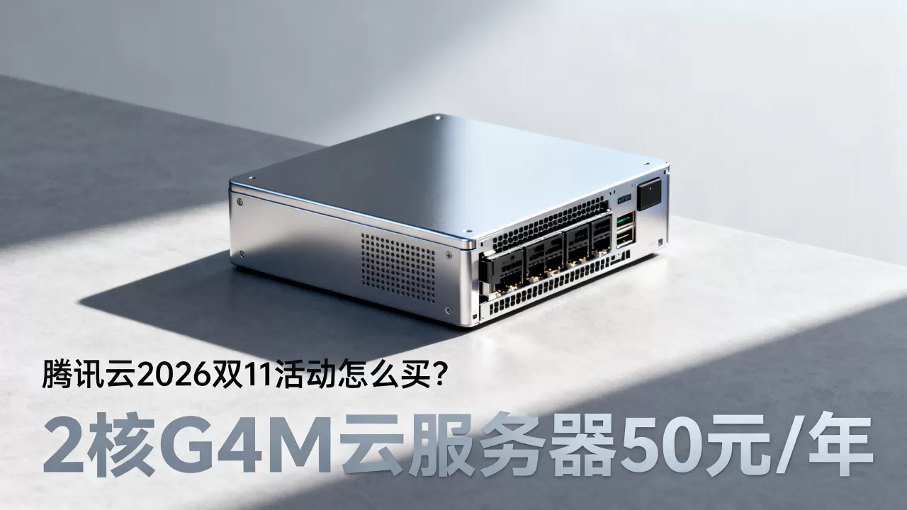 腾讯云2026双11活动怎么买？2核2G4M云服务器50元/年