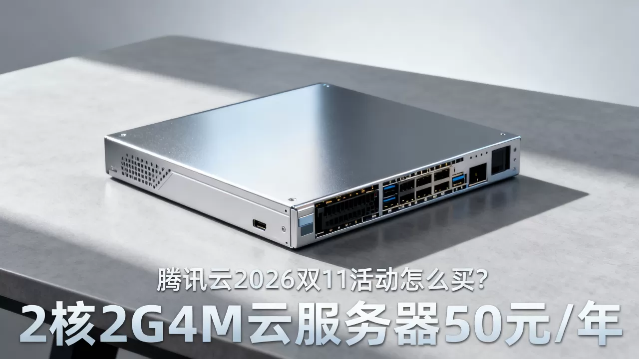 腾讯云2026双11活动怎么买？2核2G4M云服务器50元/年