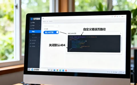 宝塔面板怎么关闭默认404页面？如何自定义404错误页