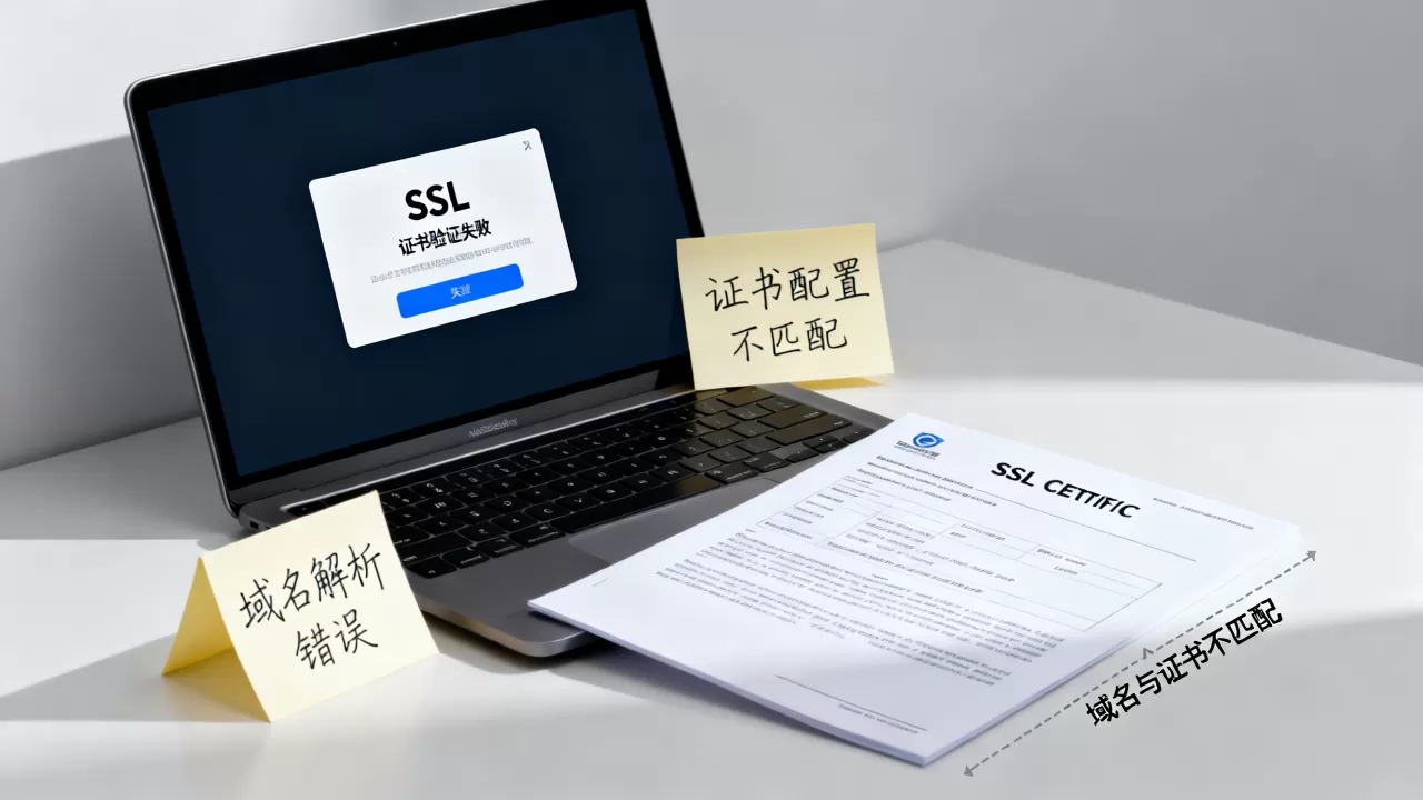 SSL证书域名验证为何失败?SSL证书域名验证提示验证失败的原因 SSL证书域名验证为何失败?SSL证书域名验证提示验证失败的原因