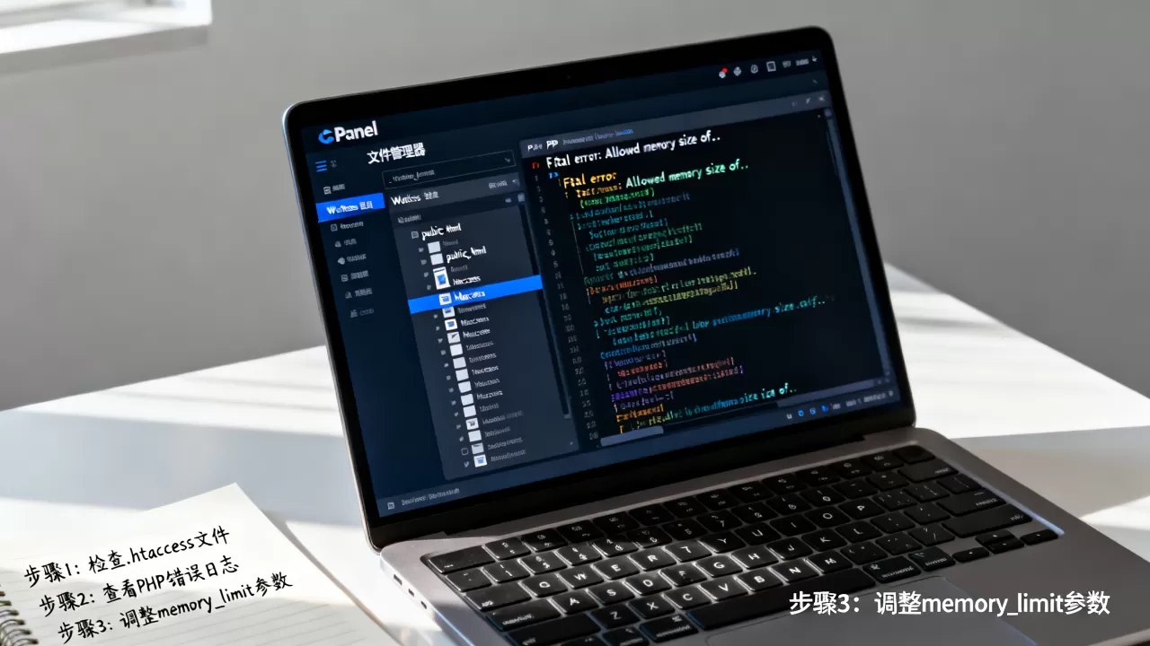 cPanel面板如何调试WordPress错误？网站500报错怎么解决