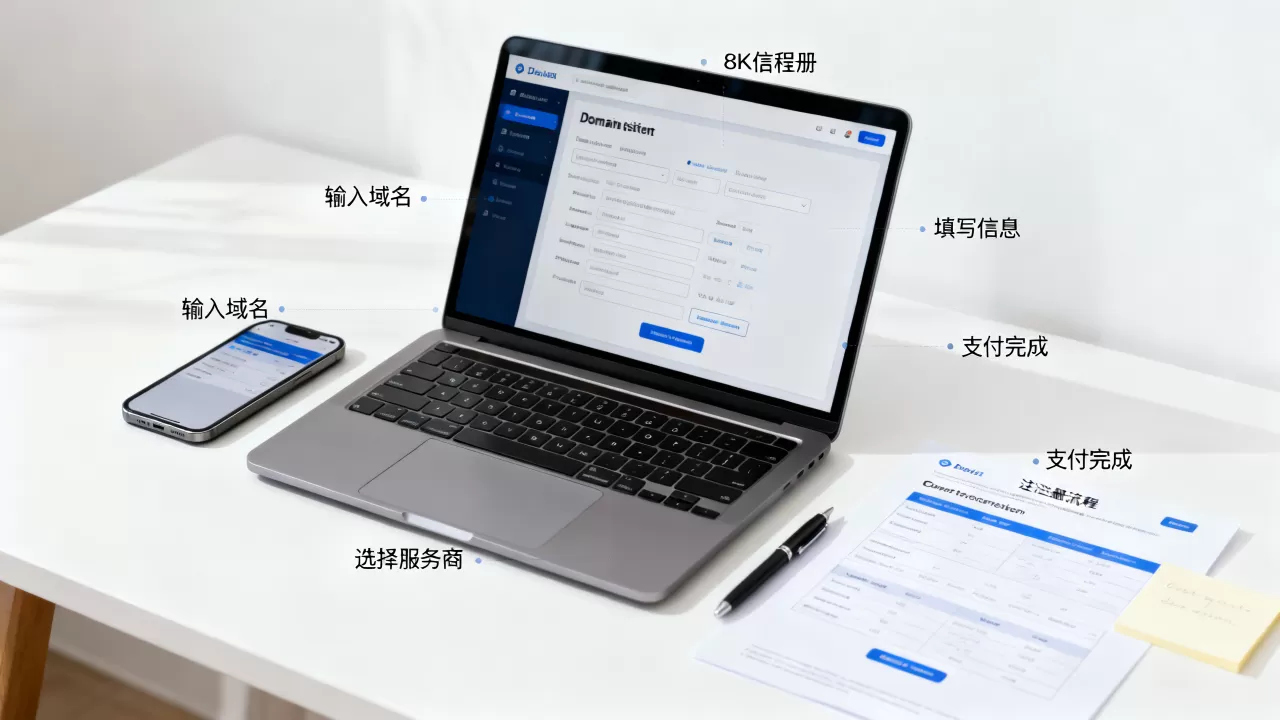 个人买域名如何注册？个人域名注册流程及注意事项