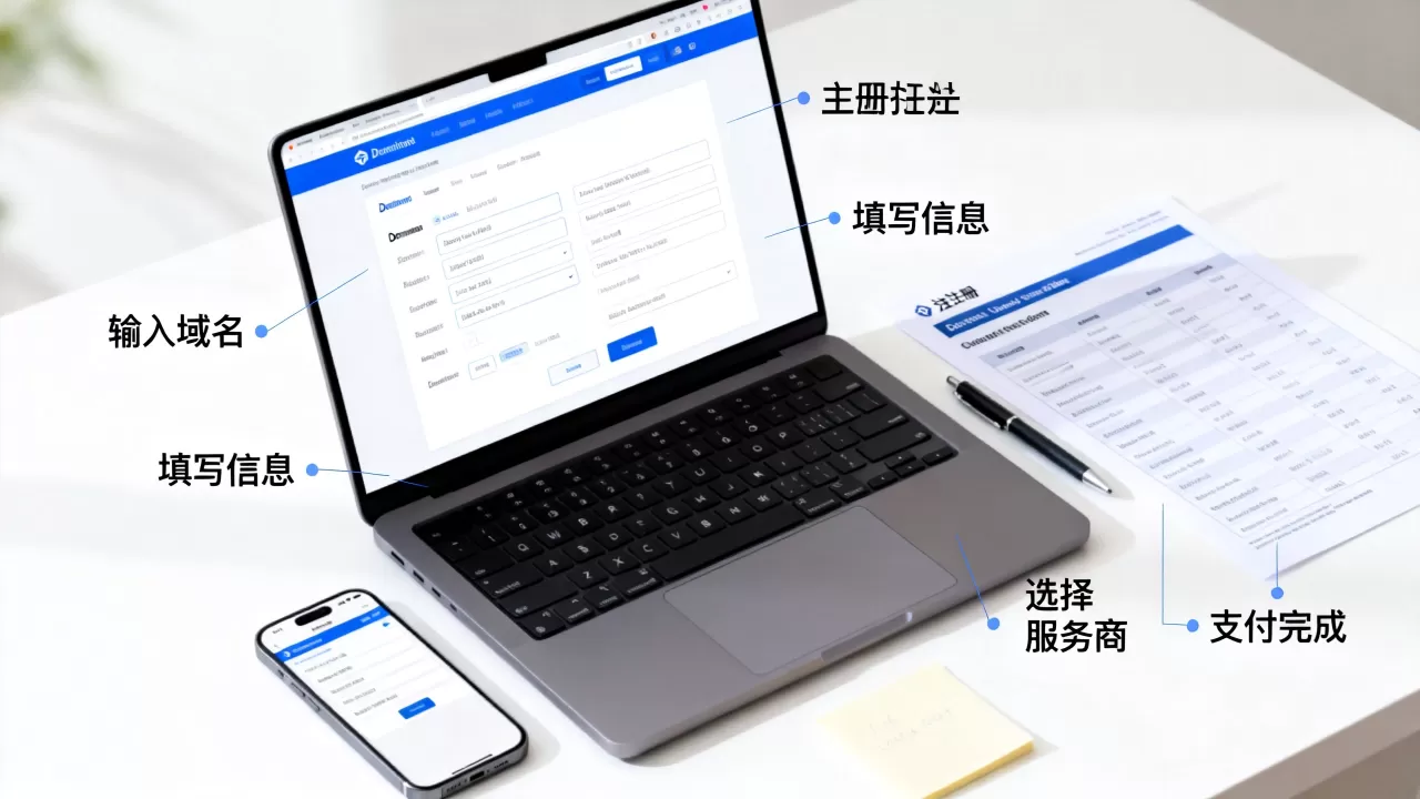 个人买域名如何注册？个人域名注册流程及注意事项