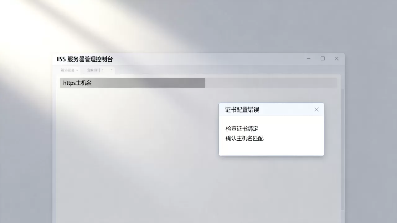 IIS服务器https主机名显示灰色无法编辑如何解决?IIS配置https证书报错 IIS服务器https主机名显示灰色无法编辑如何解决?IIS配置https证书报错