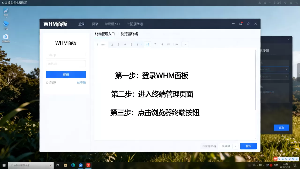 WHM面板怎么打开浏览器终端?WHM面板访问浏览器内终端教程 WHM面板怎么打开浏览器终端?WHM面板访问浏览器内终端教程