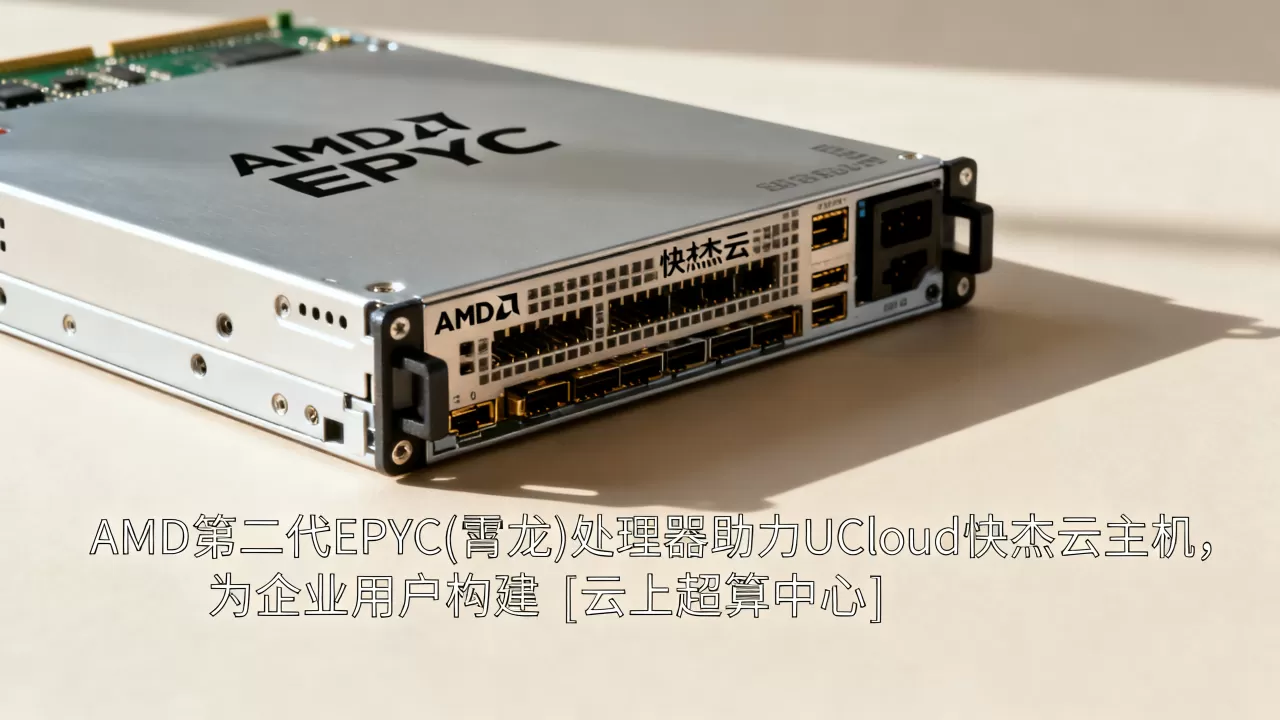 AMD第二代EPYC(霄龙)处理器助力UCloud快杰云主机,为企业用户构建[云上超算中心]