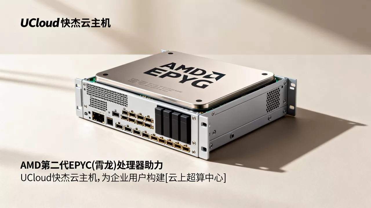 AMD第二代EPYC(霄龙)处理器助力UCloud快杰云主机,为企业用户构建[云上超算中心]