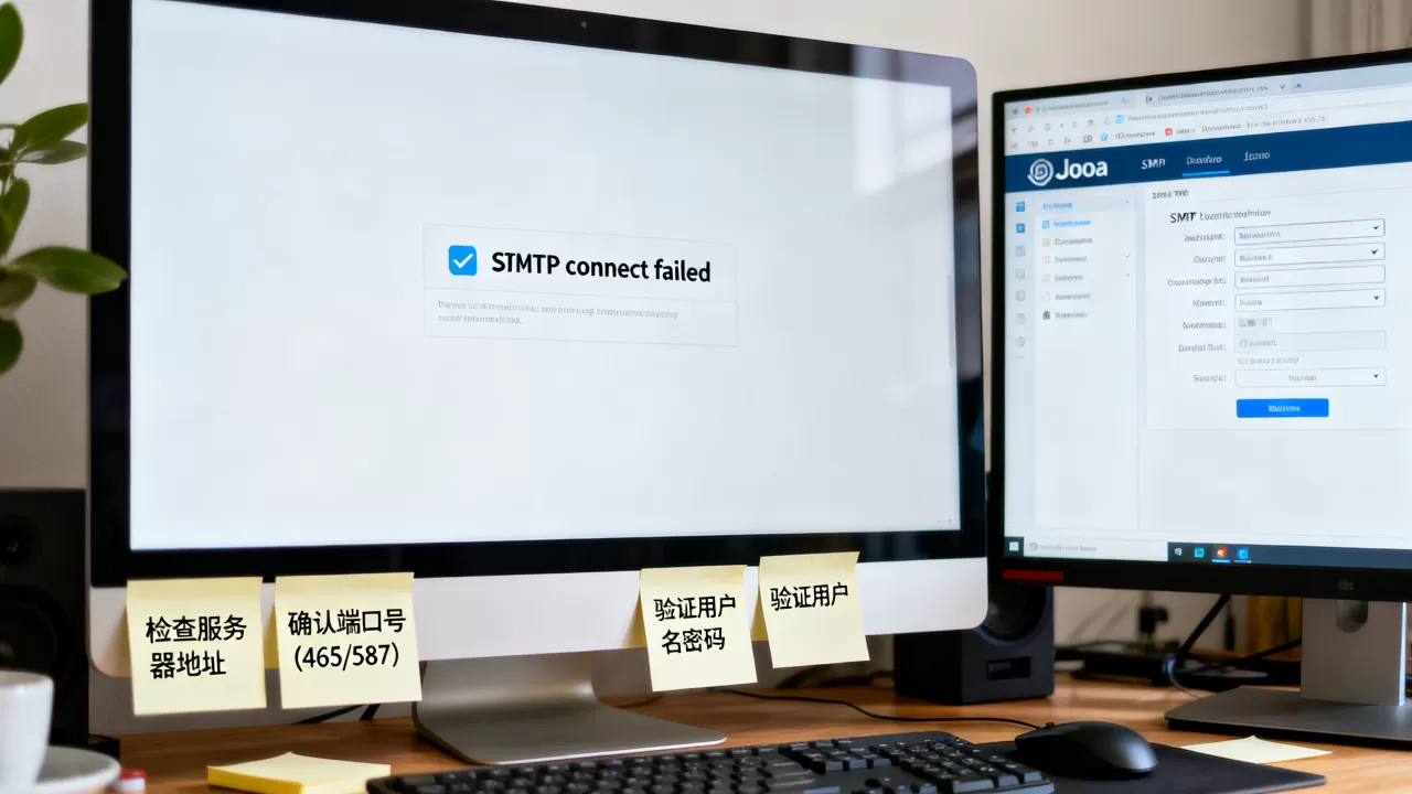 Joomla提示SMTP connect failed怎么修？joomla邮件发送失败解决方法