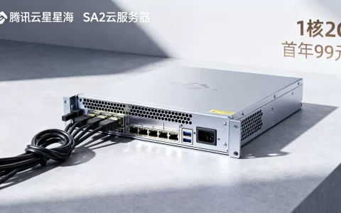 腾讯云星星海SA2云服务器1核2G首年99元值得买吗？云服务器租用价格