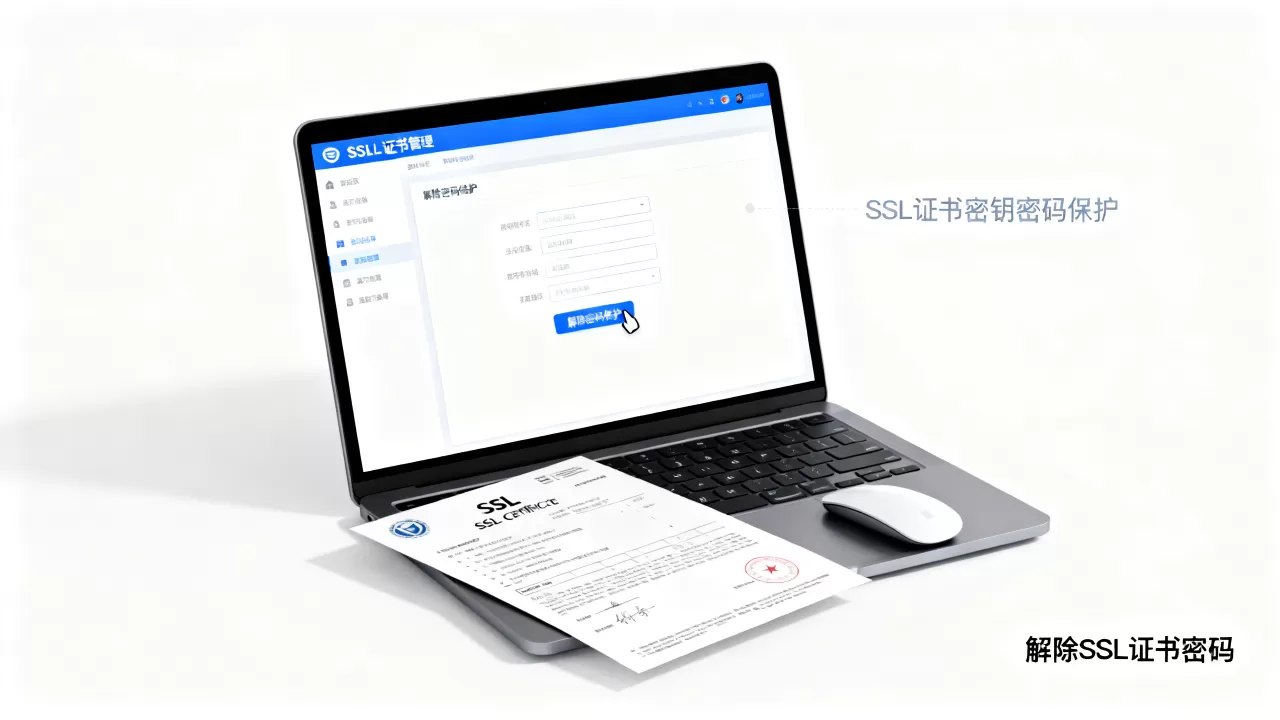 SSL证书密钥密码保护怎么取消？如何解除SSL证书密码