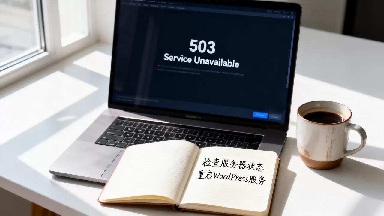 WordPress提示503服务不可用怎么解决？503错误修复方法
