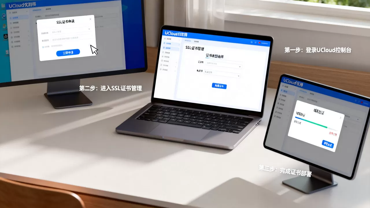 网站启用https怎么申请?UCloud优刻得免费SSL证书申请与部署流程 网站启用https怎么申请?UCloud优刻得免费SSL证书申请与部署流程