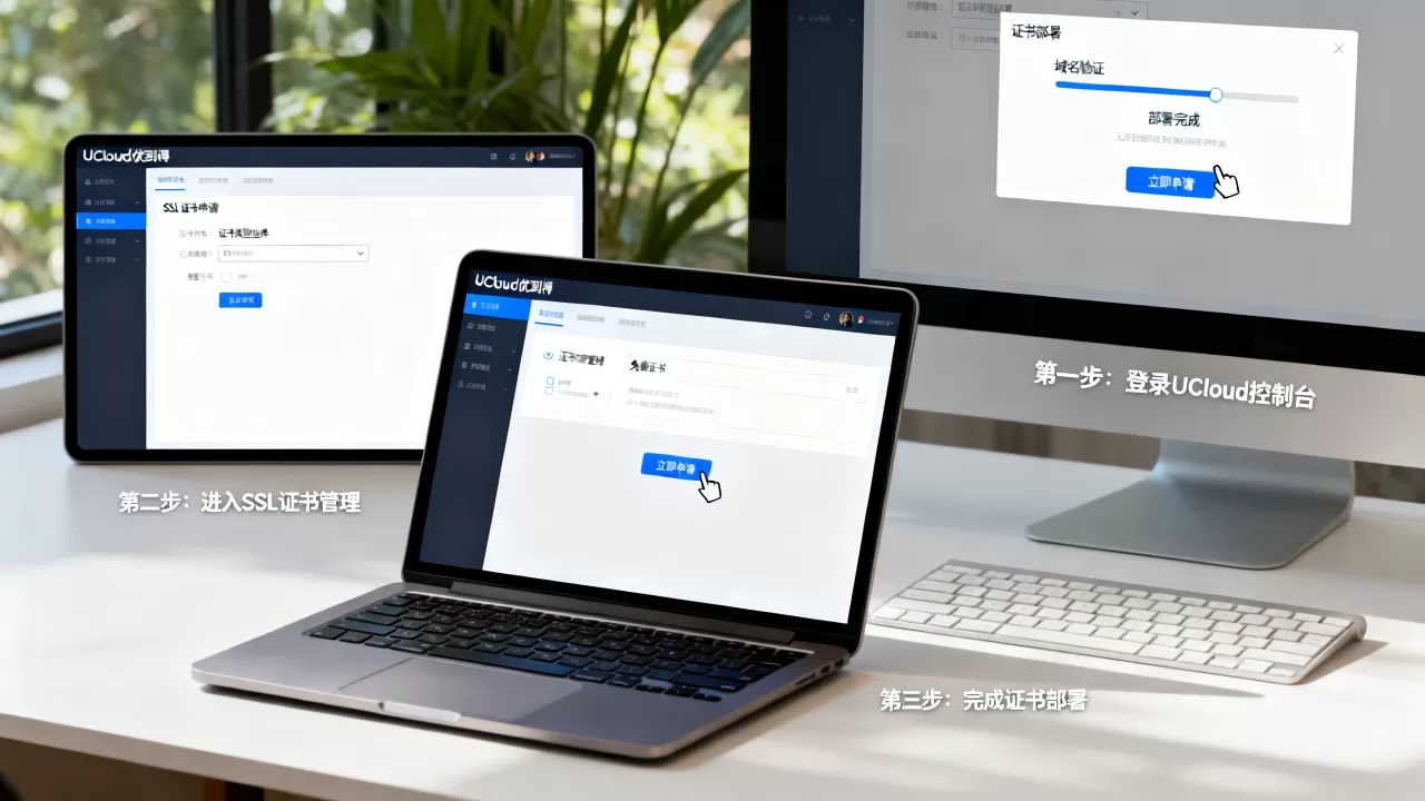 网站启用https怎么申请?UCloud优刻得免费SSL证书申请与部署流程 网站启用https怎么申请?UCloud优刻得免费SSL证书申请与部署流程