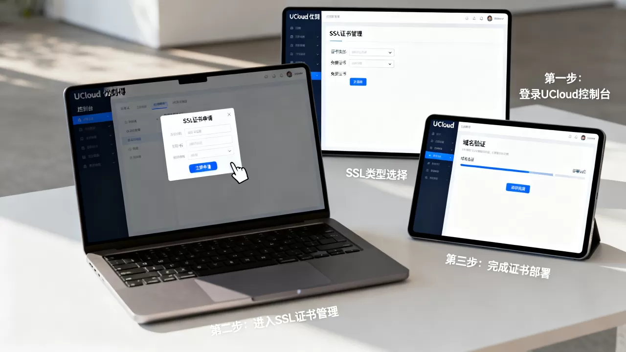 网站启用https怎么申请?UCloud优刻得免费SSL证书申请与部署流程 网站启用https怎么申请?UCloud优刻得免费SSL证书申请与部署流程
