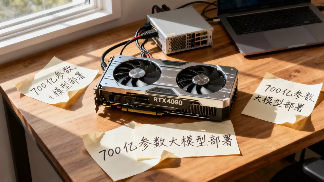 RTX4090如何部署700亿参数大模型？大模型部署教程