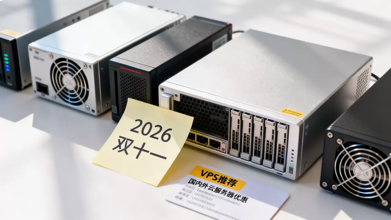 2026双十一主机VPS怎么选？国内外云服务器域名优惠哪家强