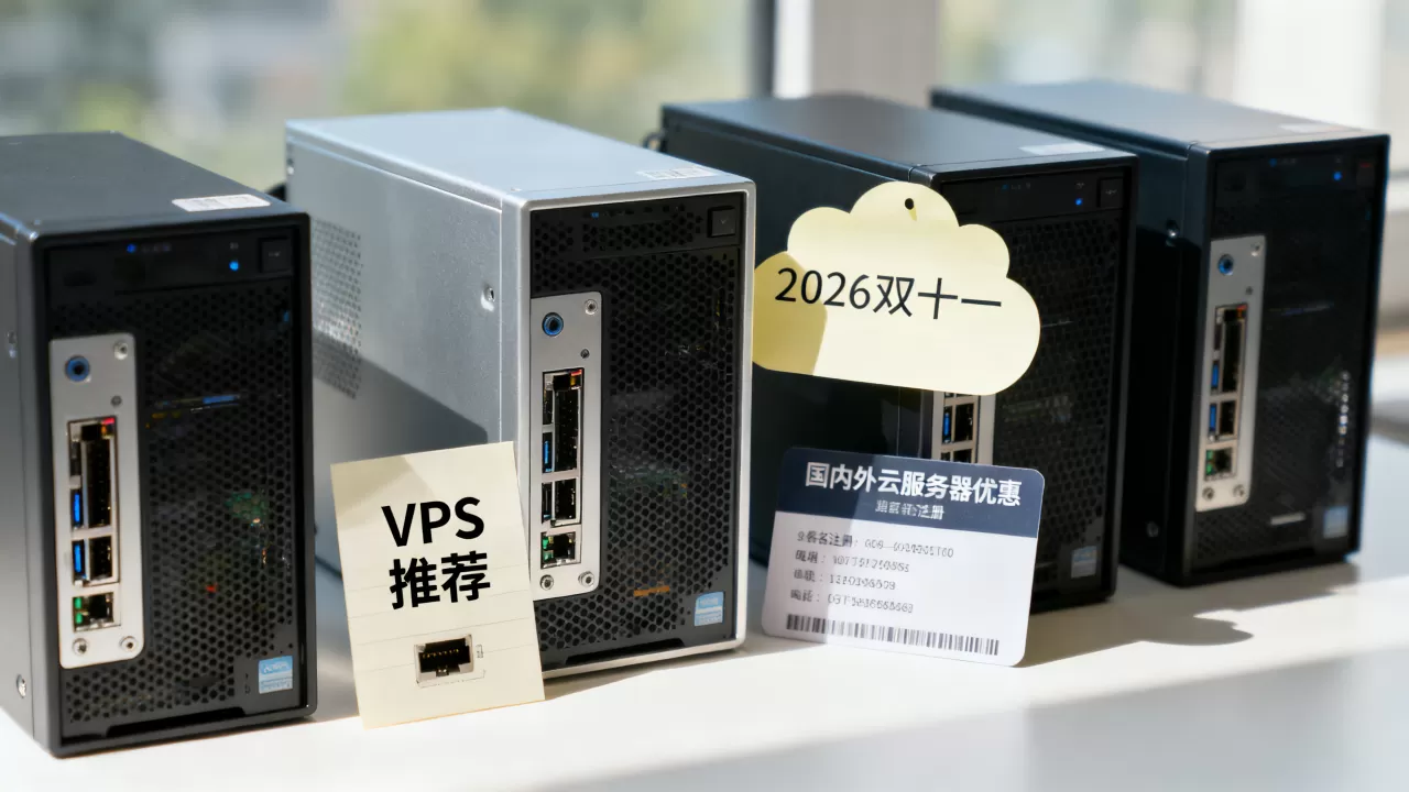 2026双十一主机VPS怎么选？国内外云服务器域名优惠哪家强