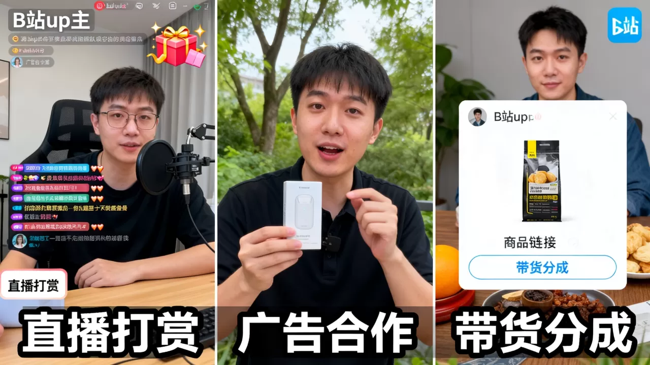 2026年B站up主怎么赚钱？up主变现方式有哪些