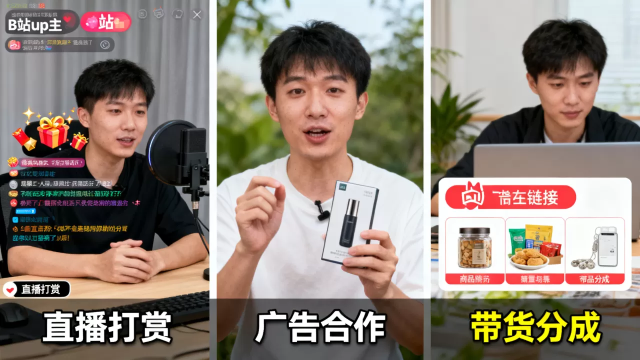 2026年B站up主怎么赚钱？up主变现方式有哪些