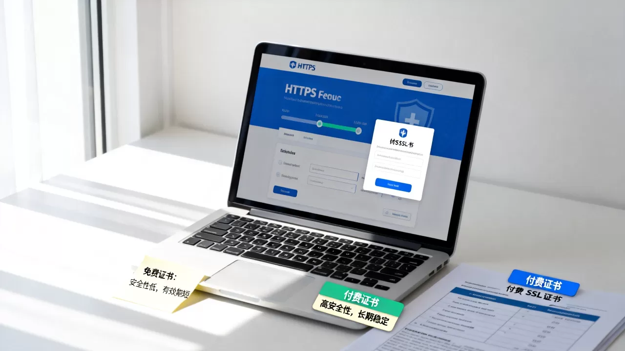 为何不建议用免费SSL证书？网站https加密选什么好