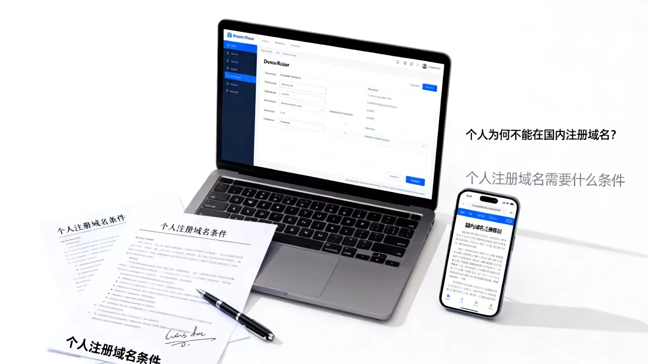 个人为何不能在国内注册域名?个人注册域名需要什么条件 个人为何不能在国内注册域名?个人注册域名需要什么条件
