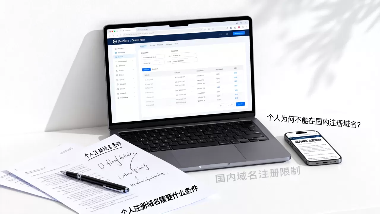 个人为何不能在国内注册域名?个人注册域名需要什么条件 个人为何不能在国内注册域名?个人注册域名需要什么条件