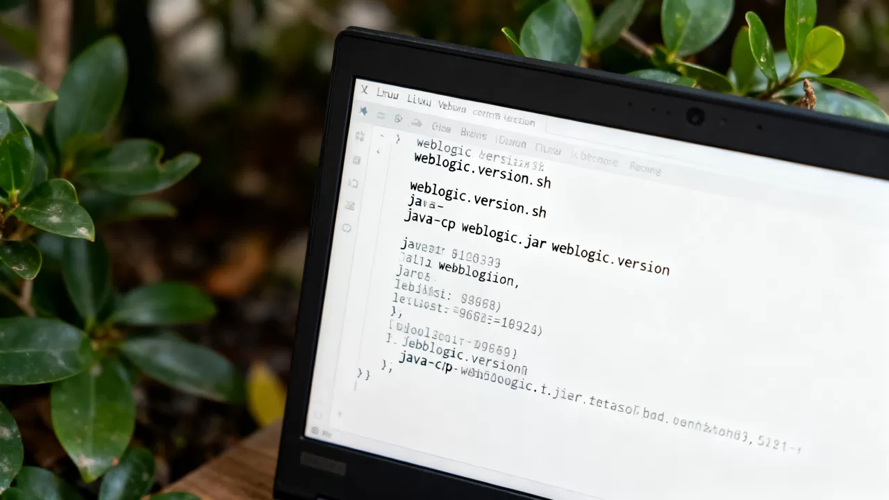 Linux怎么查看WebLogic版本？WebLogic查看版本命令
