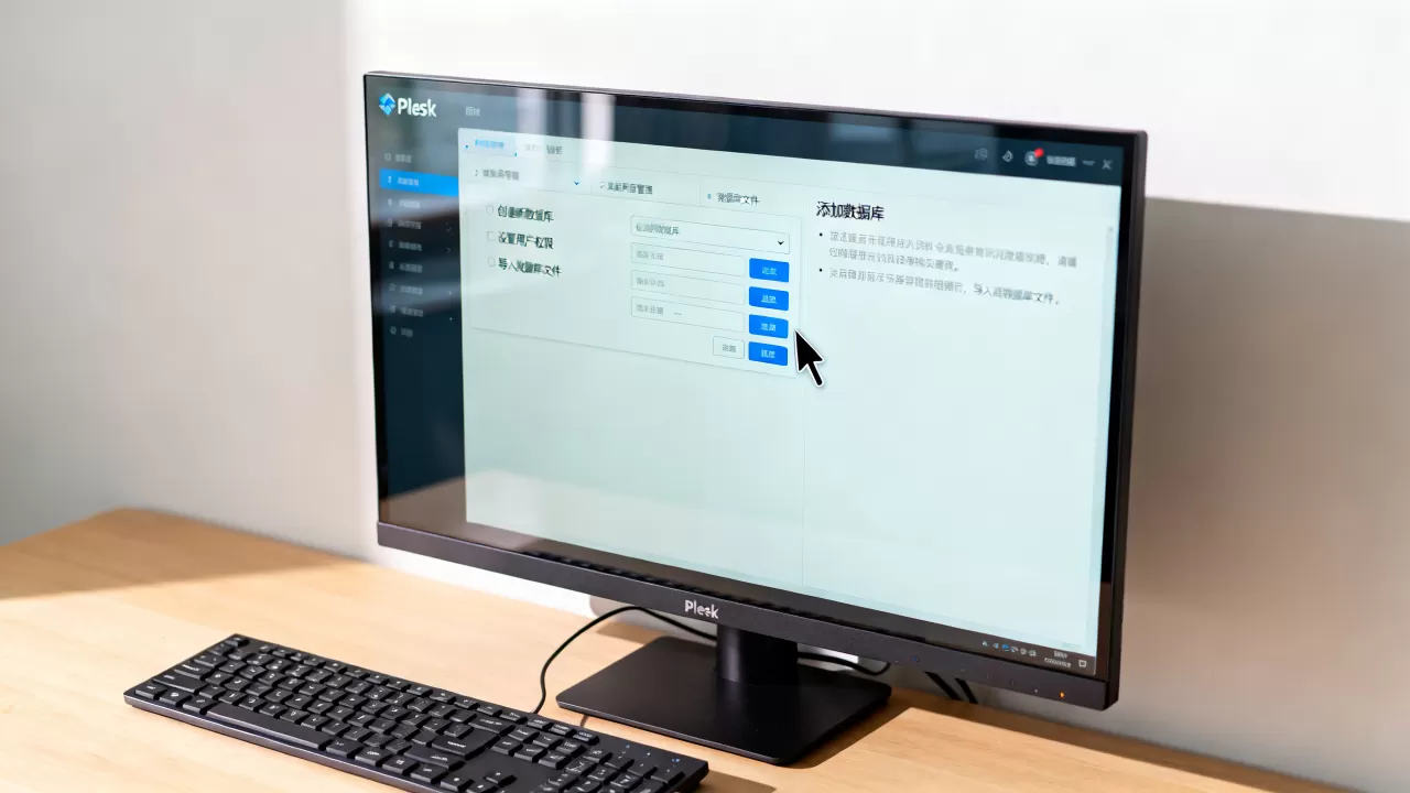 HostGator主机教程，如何使用Plesk面板管理数据库？Plesk面板怎么添加数据库