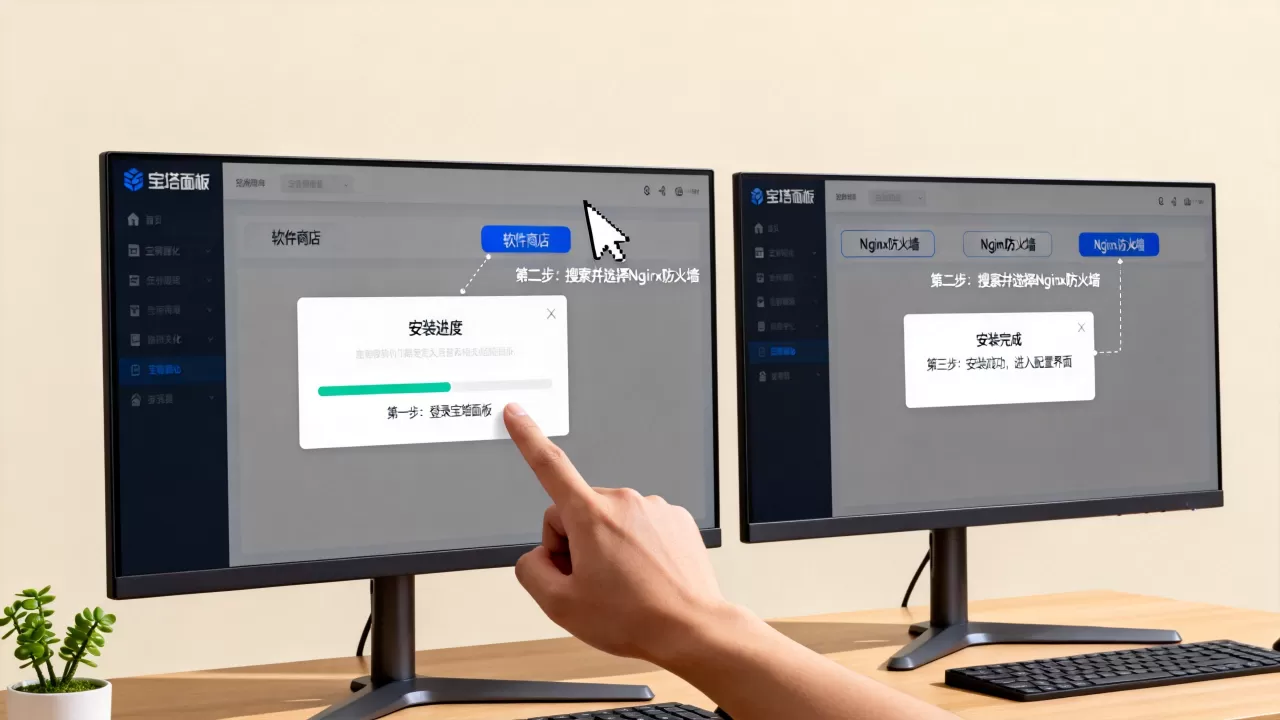 宝塔面板Nginx防火墙怎么装？免费安装使用详细图文教程