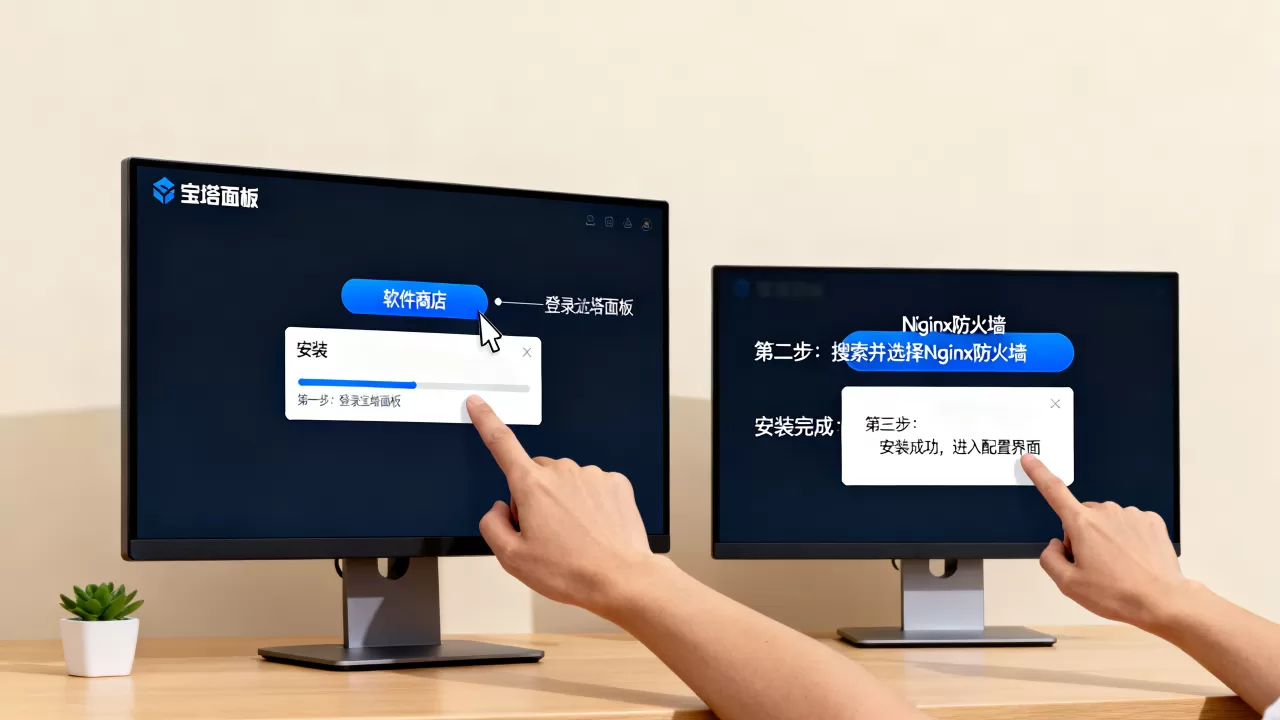 宝塔面板Nginx防火墙怎么装？免费安装使用详细图文教程