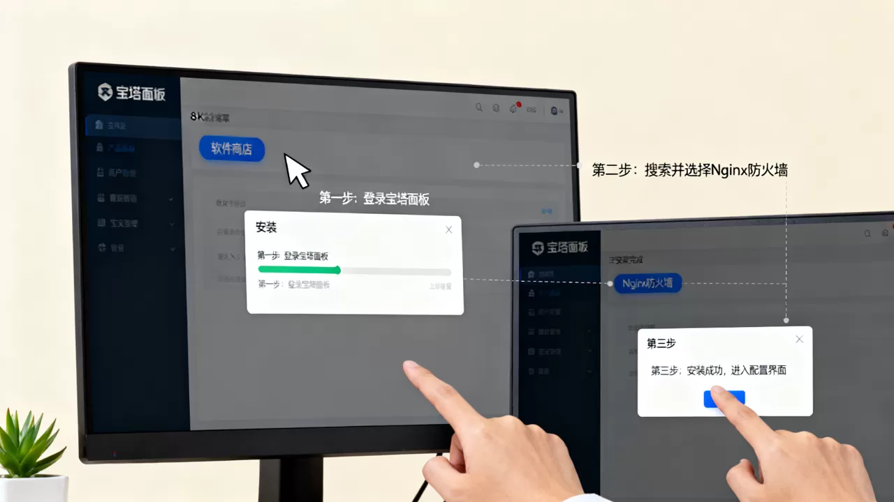 宝塔面板Nginx防火墙怎么装？免费安装使用详细图文教程