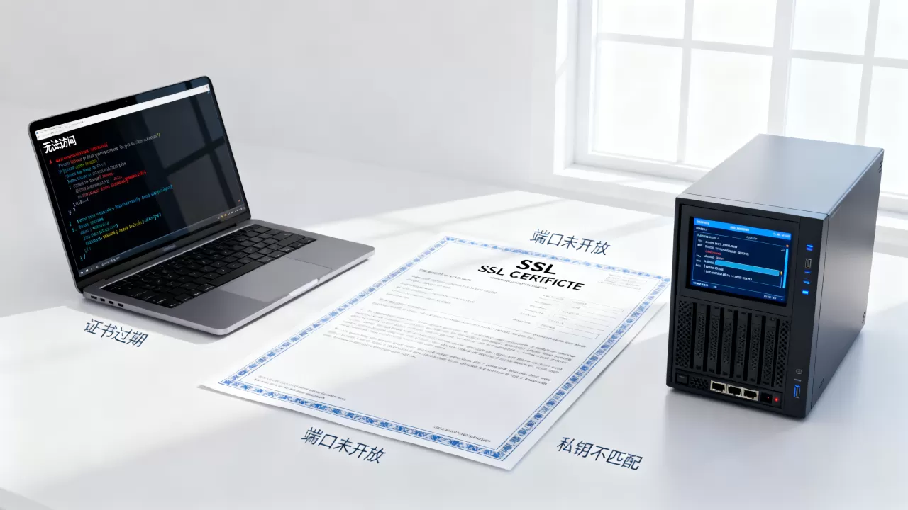 网站安装SSL证书后无法访问是为何？SSL证书配置错误解决方法