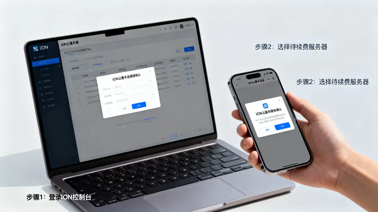 iON云服务器怎么续费？iON云服务器续费教程