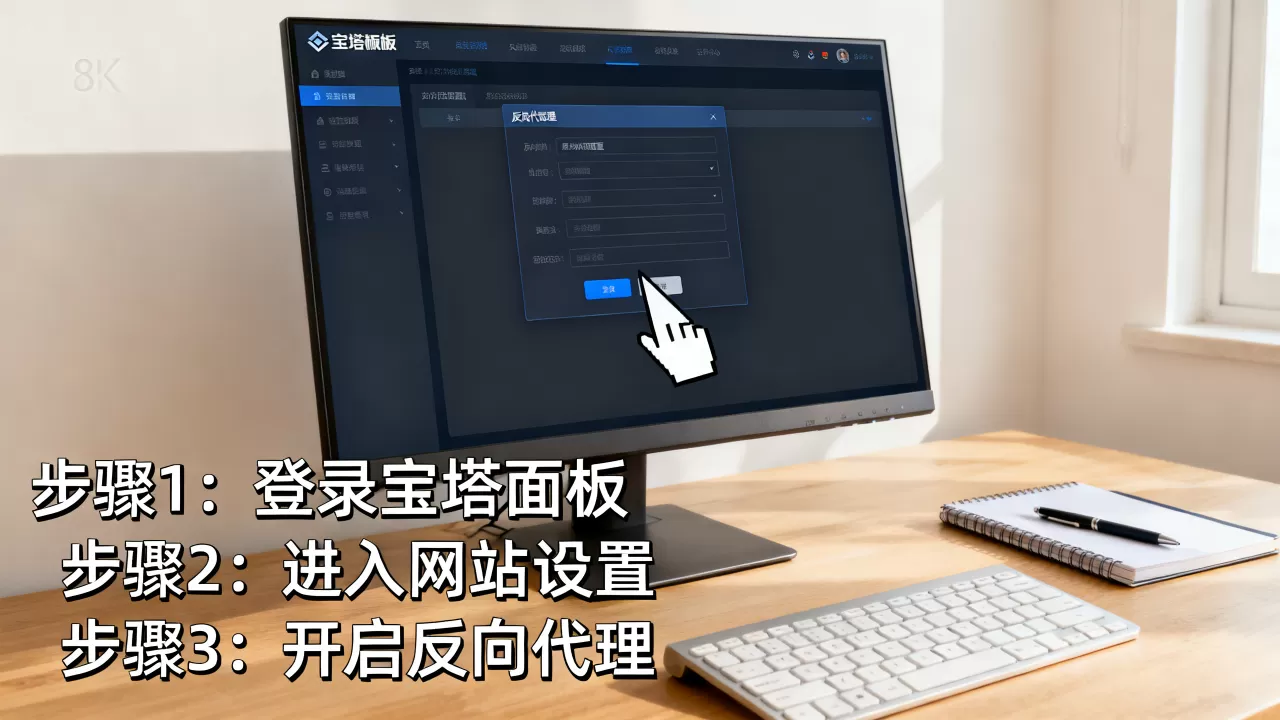 宝塔面板反向代理怎么设置?宝塔面板反向代理配置教程 宝塔面板反向代理怎么设置?宝塔面板反向代理配置教程