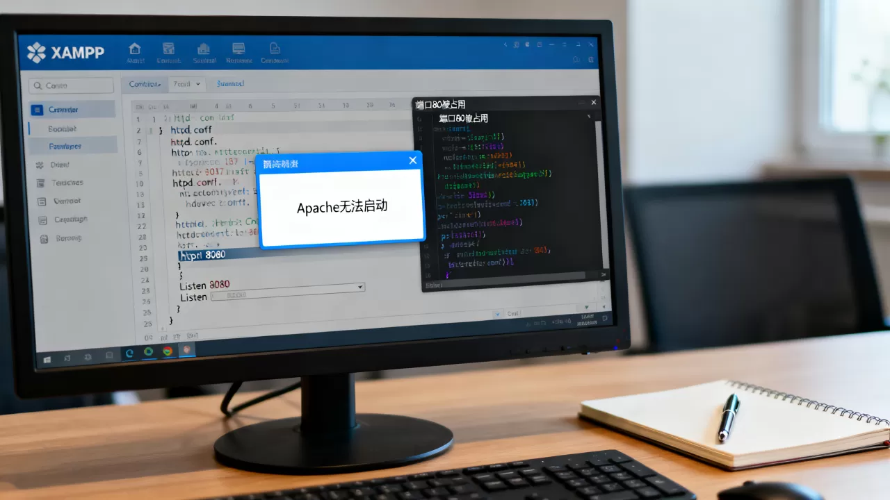 XAMPP Apache无法启动怎么办?如何快速解决端口占用问题 XAMPP Apache无法启动怎么办?如何快速解决端口占用问题
