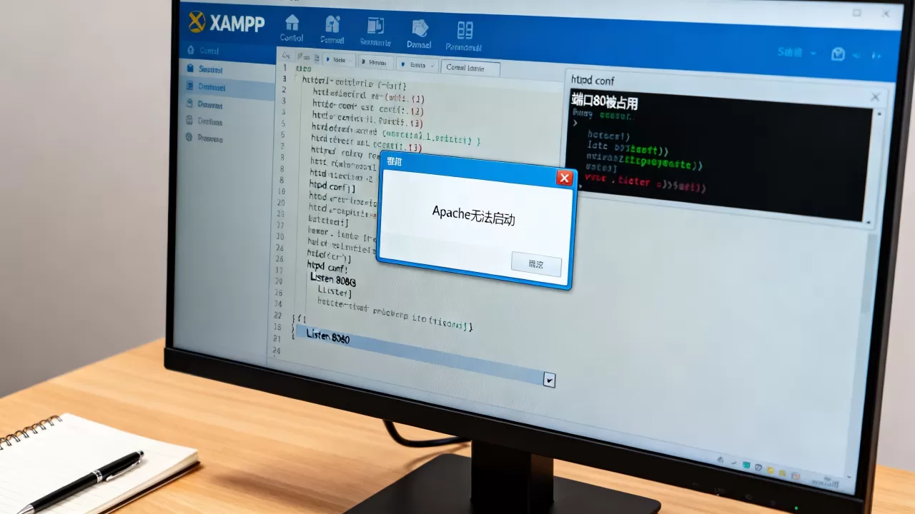 XAMPP Apache无法启动怎么办?如何快速解决端口占用问题 XAMPP Apache无法启动怎么办?如何快速解决端口占用问题