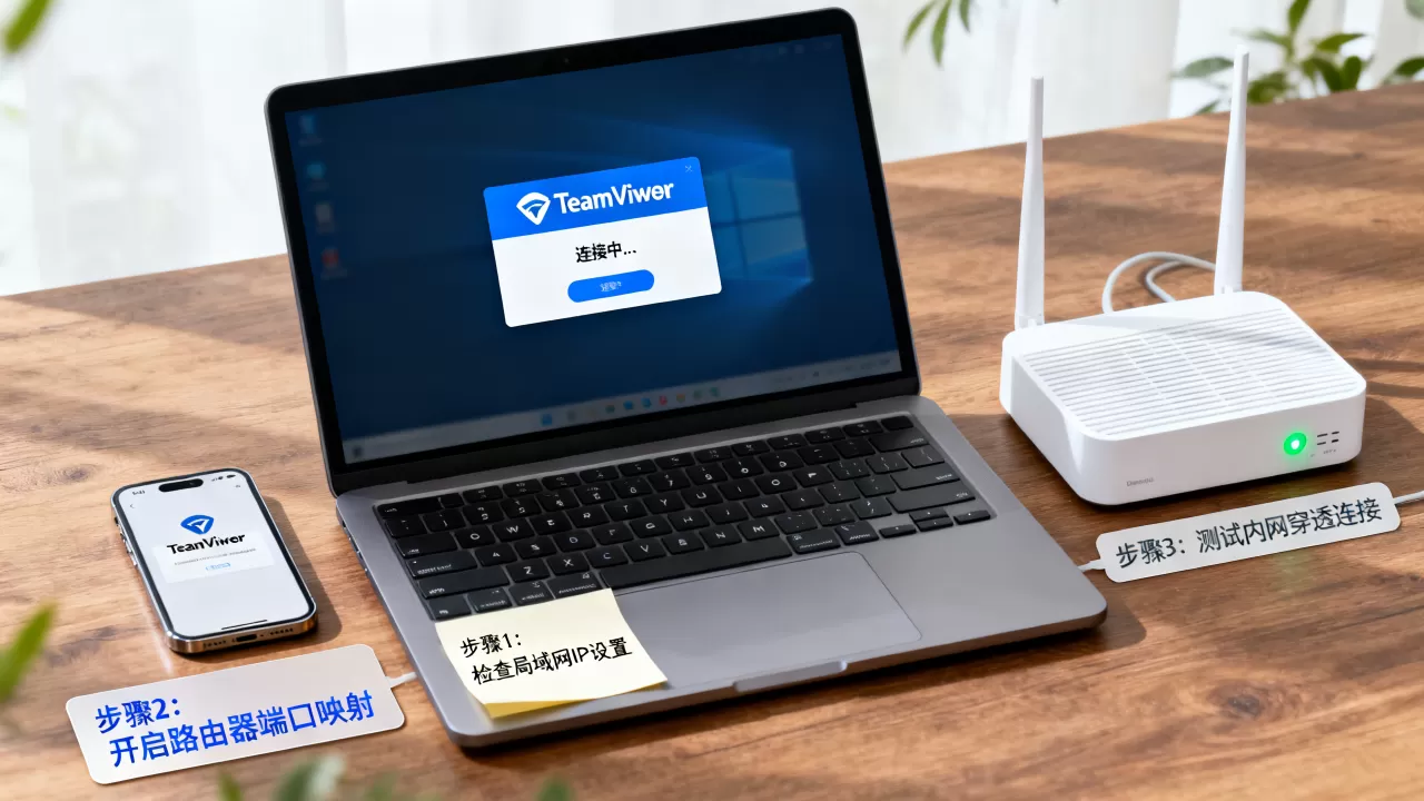 TeamViewer局域网连接失败怎么办？TeamViewer内网穿透设置教程