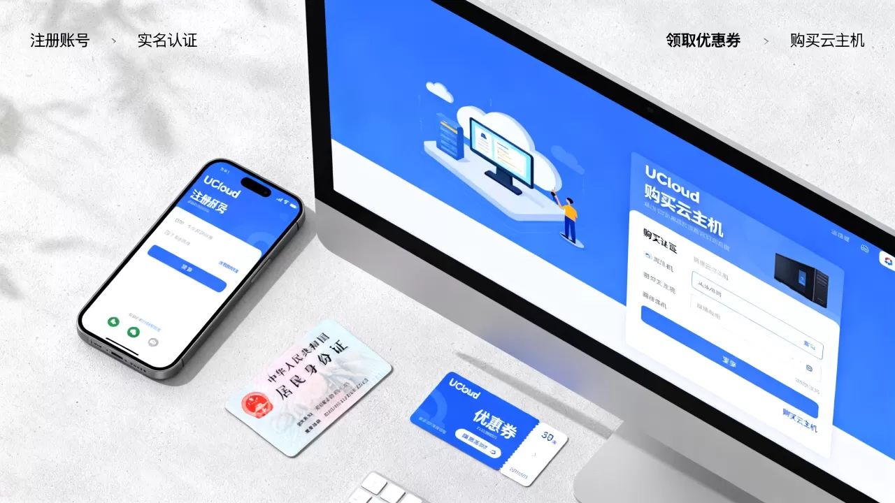UCloud账号注册实名认证及领券购买云主机图文教程?UCloud新用户注册领券优惠 UCloud账号注册实名认证及领券购买云主机图文教程?UCloud新用户注册领券优惠