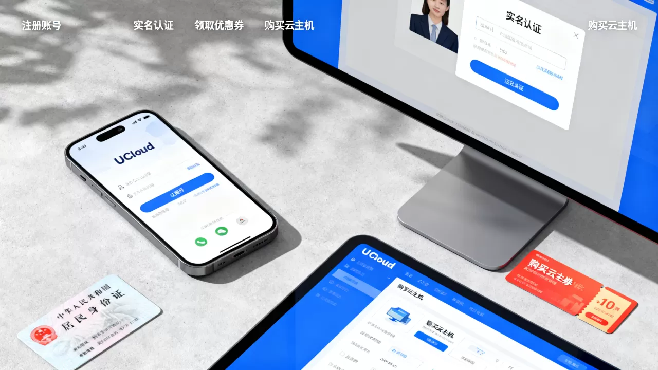 UCloud账号注册实名认证及领券购买云主机图文教程?UCloud新用户注册领券优惠 UCloud账号注册实名认证及领券购买云主机图文教程?UCloud新用户注册领券优惠