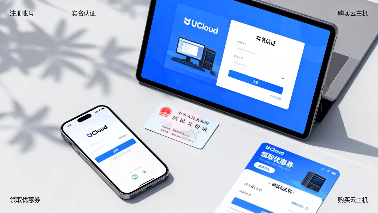 UCloud账号注册实名认证及领券购买云主机图文教程?UCloud新用户注册领券优惠 UCloud账号注册实名认证及领券购买云主机图文教程?UCloud新用户注册领券优惠