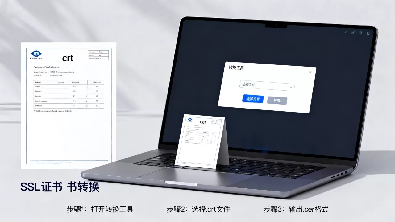 如何将.crt证书转换为.cer格式?SSL证书格式转换工具 如何将.crt证书转换为.cer格式?SSL证书格式转换工具