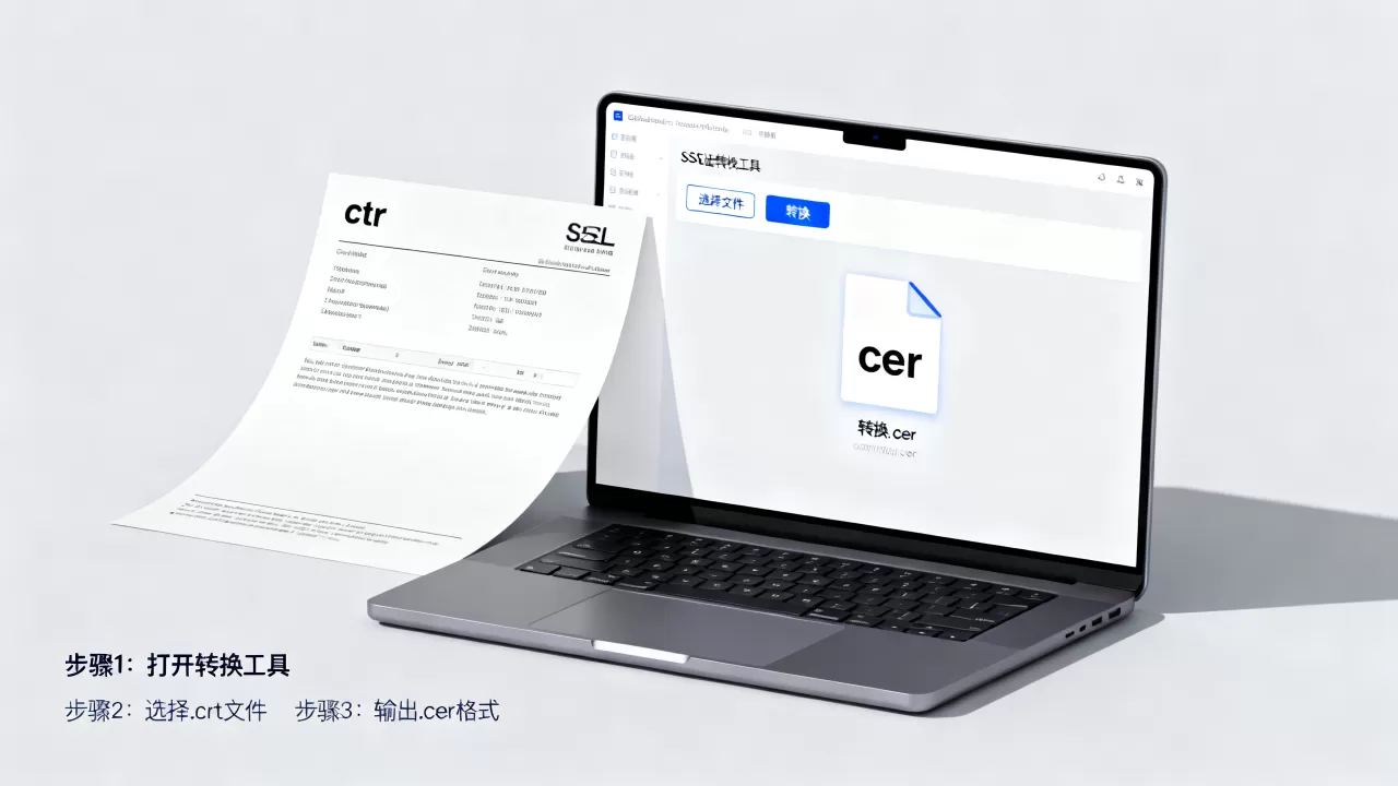 如何将.crt证书转换为.cer格式?SSL证书格式转换工具 如何将.crt证书转换为.cer格式?SSL证书格式转换工具