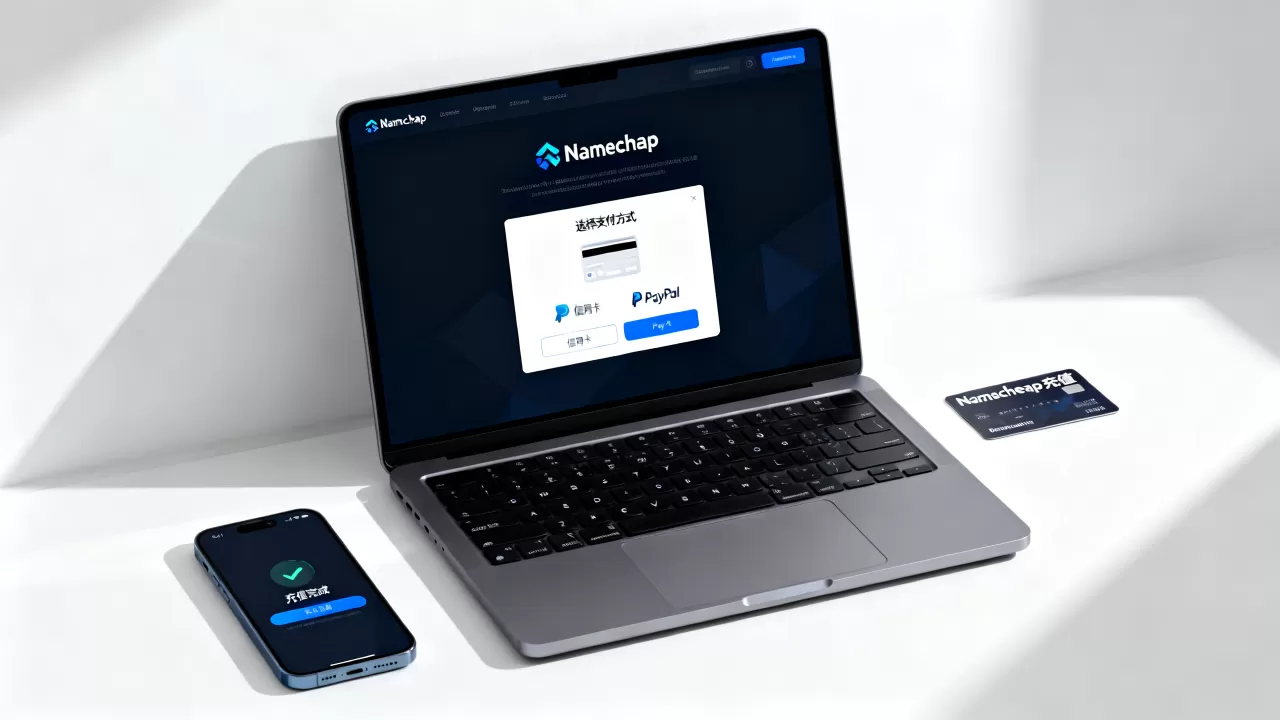 Namecheap域名账户怎么充值?Namecheap域名充值失败怎么办 Namecheap域名账户怎么充值?Namecheap域名充值失败怎么办